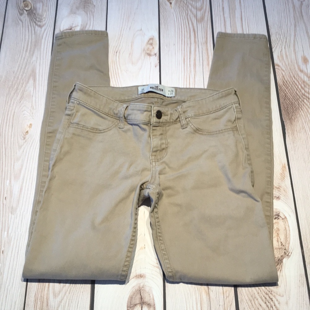 Hollister Women's Skinny Jeans in Tan